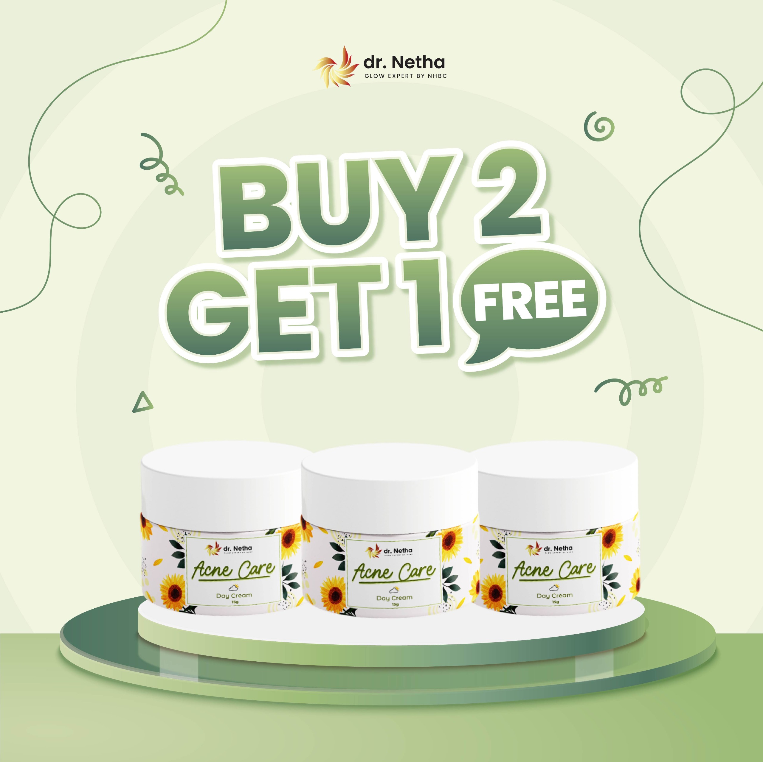 Acne Care Day Cream Beli 2 Gratis 1